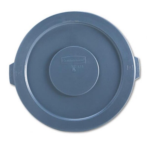 Rcp Rcp 263100GY Round Brute Lid For 32-Gallon Waste Containers 22 1/4'' Diameter Gray 263100GY - main